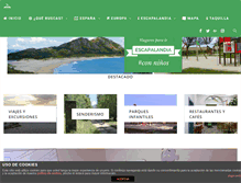 Tablet Screenshot of escapalandia.com